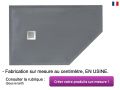 Receveur de douche pentagonal resine extra plat - PENTAGONE DROIT