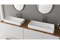 Vasque  poser, 30 x 70 cm, en rsine Solid Surface - ALFA 700