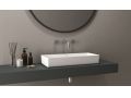 Bordvask, 30 x 90 cm, i Solid Surface harpiks - ALFA 900