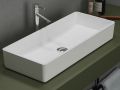 Vasque  poser, 30 x 90 cm, en rsine Solid Surface - ALFA 900