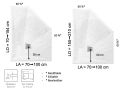Receveur de douche pentagonal resine extra plat - PENTAGONE DROIT