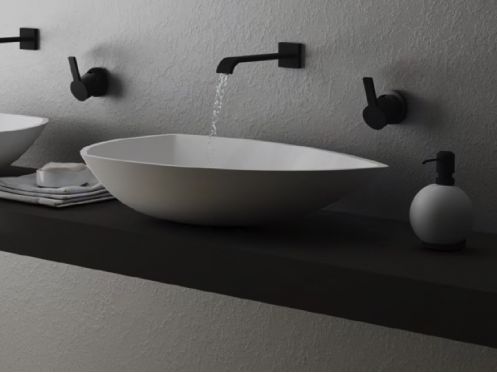 Vasque  poser, 38 x 55 cm, en rsine Solid Surface - AMELIPLUS