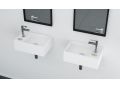 Håndvask, 28 x 43 cm, i Solid Surface harpiks - LEVEL PLUS