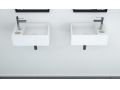 Lave mains, 28 x 43 cm, en rsine Solid Surface - LEVEL PLUS