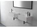 Umywalka, 28 x 43 cm, z Å¼ywicy Solid Surface - LEVEL PLUS