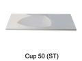Designwastafel, , in minerale hars van massief oppervlak - CUP 50