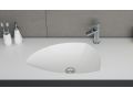 Design podwÃ³jna umywalka nablatowa z Å¼ywicy mineralnej Solid-Surface - CUP DOUBLE