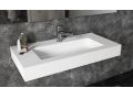 Plan vasque design, en rsine minrale Solid-Surface - CHESTE 68