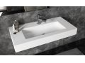 Plan vasque design, en rsine minrale Solid-Surface - CHESTE 68