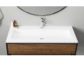 Plan vasque design, en rsine minrale Solid-Surface - CHESTE 88