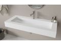 Plan vasque design, en rsine minrale Solid-Surface - CHESTE 88
