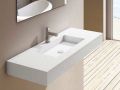 Blat toaletowy, podwieszany lub nablatowy, z żywicy mineralnej - AVILA 160