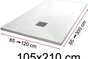 Receveurs de douche - 105 x 210 cm - VULCANO