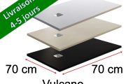 70 CM - Receveurs de douche, en résine minérale, antidérapant - VULCANO