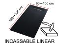 Flexibele en ultra-resistente douchebak met afvoergoot – EXTREME LINEAR