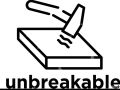 Douchebak, flexibel en onbreekbaar innovatieve technologie - UNBREAKABLE 110