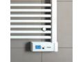 Radiator, design handdoekwarmer, elektrisch, breedte 40 cm - BILBAO LCD