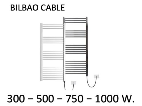 Radiateur, sche serviettes design, lectrique, pour thermostat ambiance - BILBAO CABLE