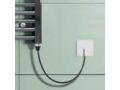 Håndklædevarmer, bredde 40 cm, elektrisk, til rumtermostat - BILBAO KABEL