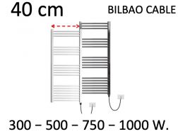 HÃ¥ndklÃ¦devarmer, bredde 40 cm, elektrisk, til rumtermostat - BILBAO KABEL