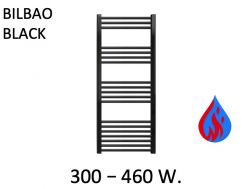 Design handdoekwarmer, hydraulisch, voor centrale verwarming - BILBAO BLACK 50