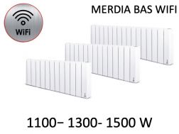 Radiateur électrique, avec une faible hauteur - MERIDA BAS WIFI