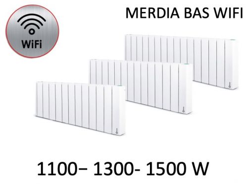 Grzejnik elektryczny o niskiej wysokości - MERIDA BAS WIFI