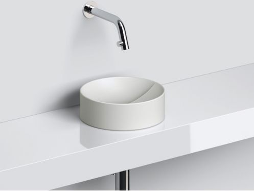 Umywalka, Ø 41 cm, ceramiczna - VALE 41