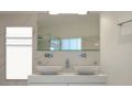 Design towel dryer, electric, with heat accumulator - STONEHENGE WIFI SQUARE