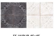FS JAIPUR 45x45 - Carrelage à l'aspect ancien.