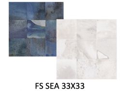 FS SEA 33x33 - Carrelage à l'aspect ancien.