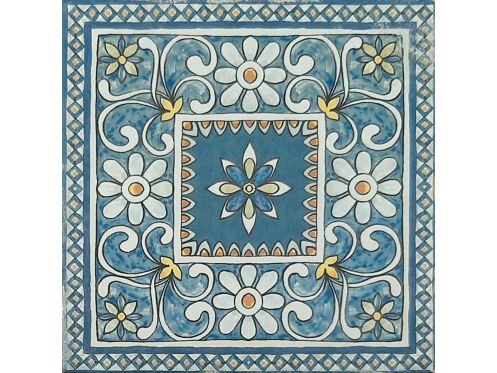 Marlow Tansy 11,5x11,5 cm - Carrelage sol et mur, finition vieilli mate