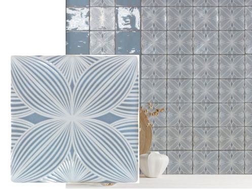 Melody Violeta 13x13 cm - VÃ¦gfliser, Ã¦ldet finish