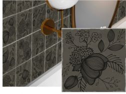 Flora Merinda 15 x15 cm - Carrelage sol et mur, finition vieilli mate