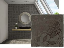 Flora Evi 15 x15 cm - Carrelage sol et mur, finition vieilli mate
