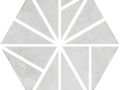 Juliet Maresa - 21 x 25 cm - Płytki podłogowe i ścienne, heksagonalne matowe, postarzane