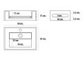 Lave-mains, en Solid-Surface - MINI ARIEL STANDARD