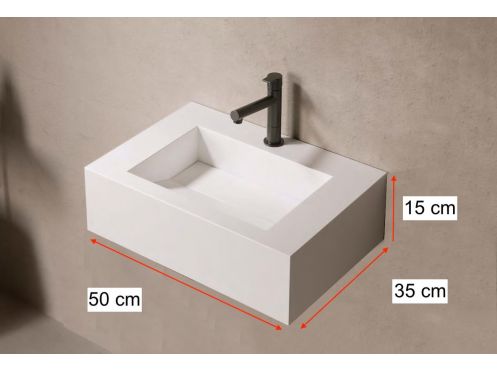 Lave-mains, en Solid-Surface - MINI ARIEL STANDARD