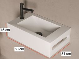 Lave-mains, en Solid-Surface - MINI DIONE STANDARD