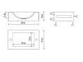 Lave-mains, en Solid-Surface - MINI DIONE STANDARD