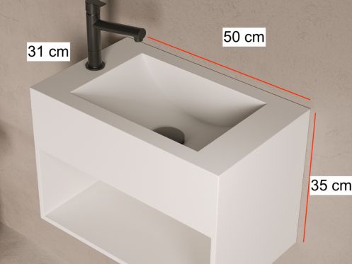 Håndvask, i Solid-Surface - MINI DIONE MIDDLE