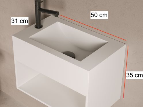 Lave-mains, en Solid-Surface - MINI DIONE MIDDLE