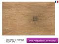 Receveur de douche, impression digitale, effet bois - imaZine WOOD