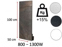 Radiateur design, électrique, à accumulateur de chaleur __plus__15__percent__ - STONEHENGE Vertical