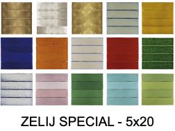 ZELIJ SPECIAL 5x20 cm - carrelage mural, au style Zellige.