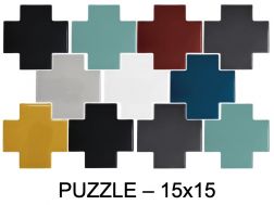 PUZZLE 15x15 cm - Carrelage mural, design