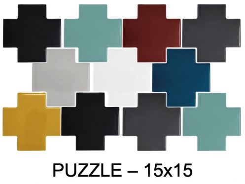 PUZZLE 15x15 cm - PÅ‚ytka Å›cienna, projekt