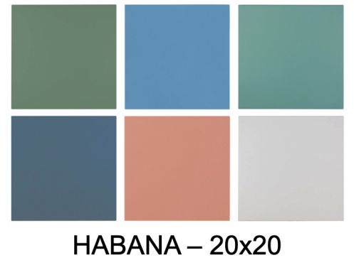 HABANA 20x20 cm - Carrelage sol et mur, style carreaux ciment