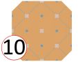 temp => OCTAGON 20 x 20 cm - Płytki podłogowe, ośmiokątne z taco