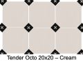 temp => OCTAGON 20 x 20 cm - Płytki podłogowe, ośmiokątne z taco
